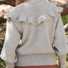 

Top-down sweater with flounce
3