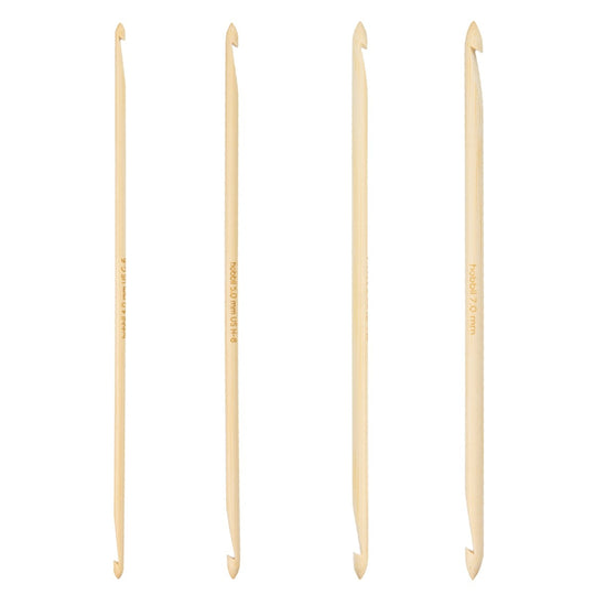 Bamboe Dubbele Tunische Haaknaaldenset - 20 cm - Hobbii