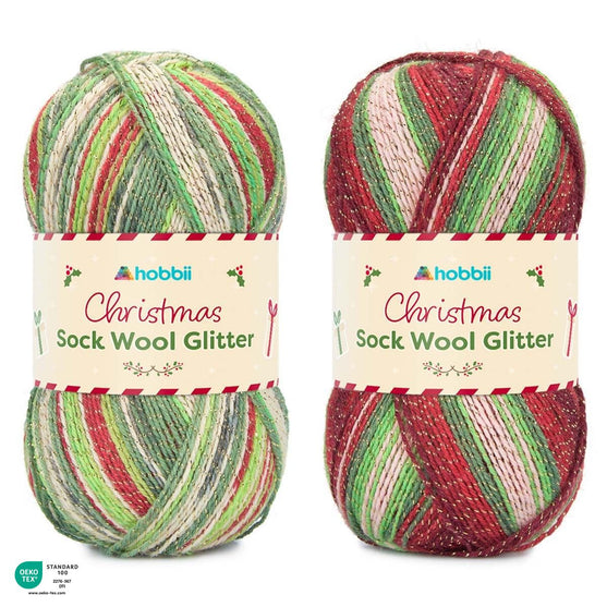 

Christmas Sock Wool Glitter (Édition limitée) - Hobbii
1