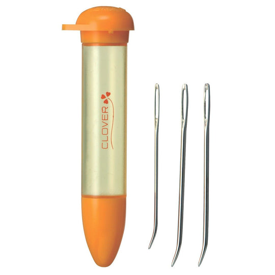 Darning Needle w / Curved Tip - 3 pieces - Clover