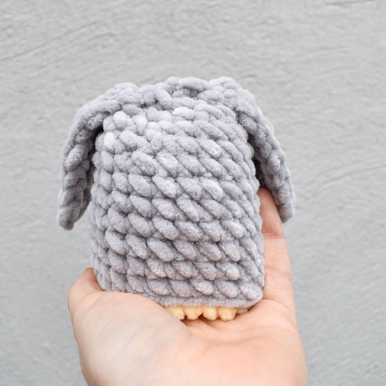 

Lièvre et poussin - Peluche réversible
5