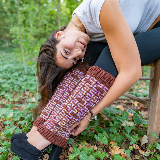 

Twisted Maze - Leg Warmers
1