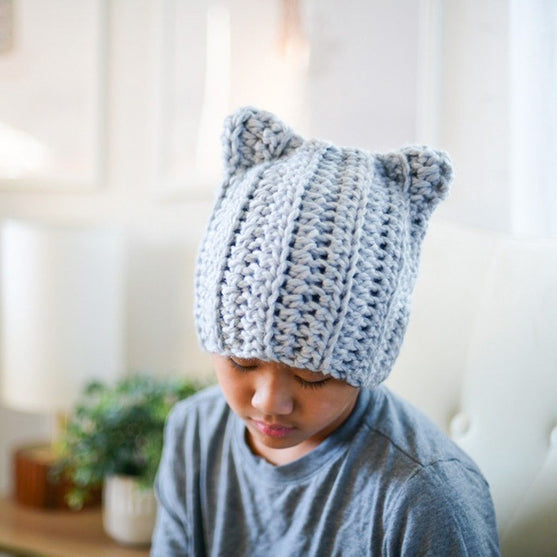 

Chunky Cat - Bonnet - Crochet
2
