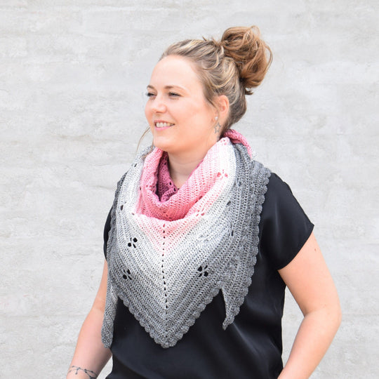 Flying Flowers - Shawl