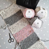 

Delicate Moss Stitch - Table Runner
5