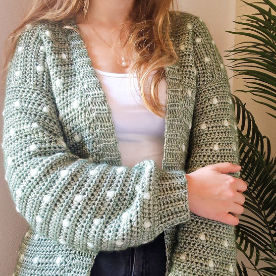 

Cotton Candy Dot - Cardigan
3