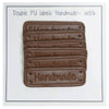

PU Leather Label "Handmade" 5 x 1,5 cm - Go Handmade
2