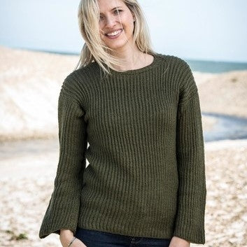 

1671 – Sweater in fisherman’s rib in Mayflower Easy Care
1