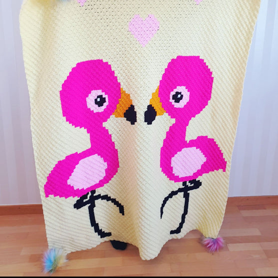 

Flamingo Love - Blanket
5