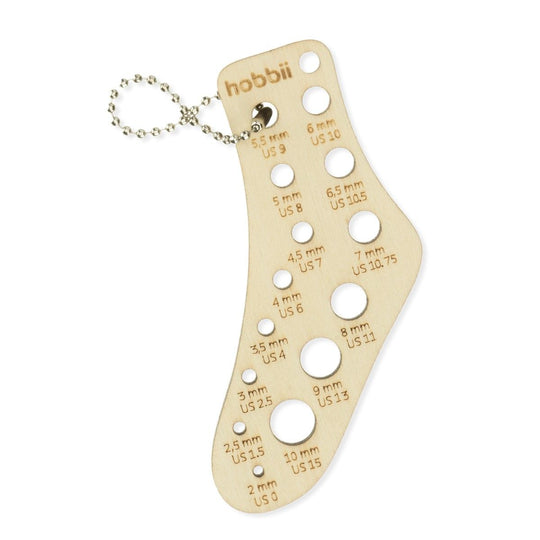 Needle Gauge Key Chain - Sock - Hobbii
