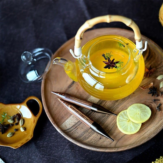 

Ginger - Short Interchangeable Circular Needles - Birch - KnitPro
4