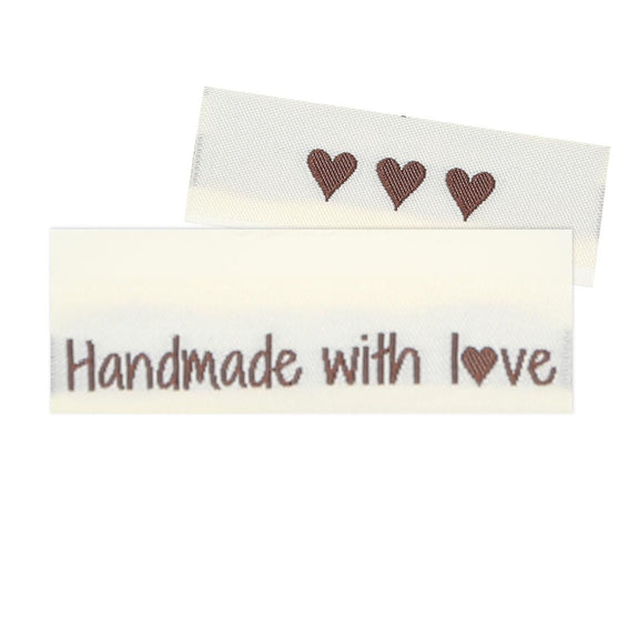 

10 Etiquettes - Handmade with love - Go Handmade
1