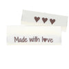 

10 Etiquettes - Made with love - 5 cm - Go Handmade
1