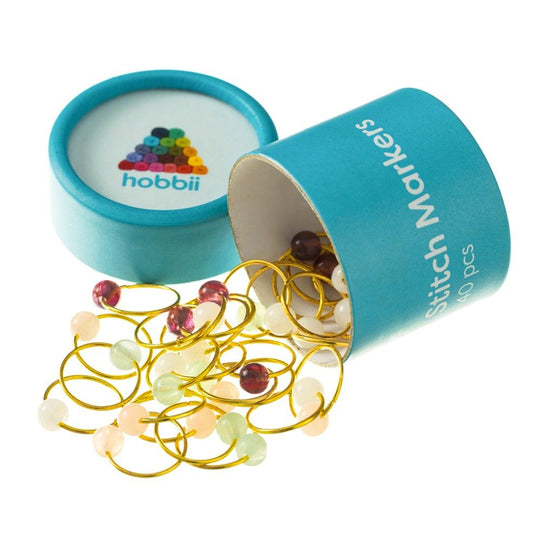 Marqueurs de maille avec perle - Hobbii