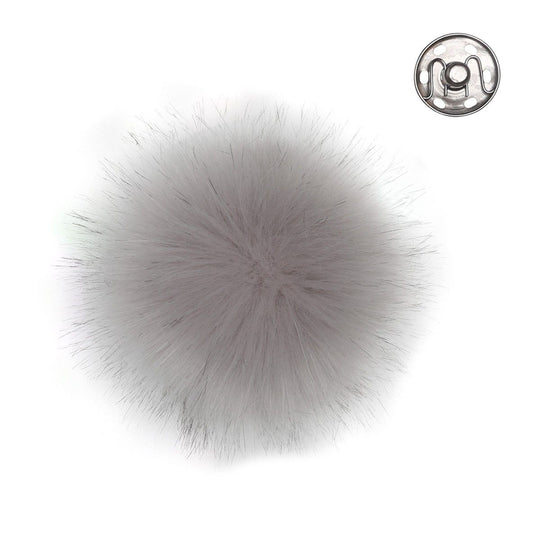 Pompon - Gris, small/10 cm - Go Handmade
