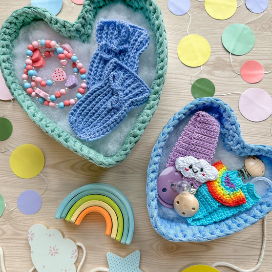 

Heart baskets - Set of 3
2
