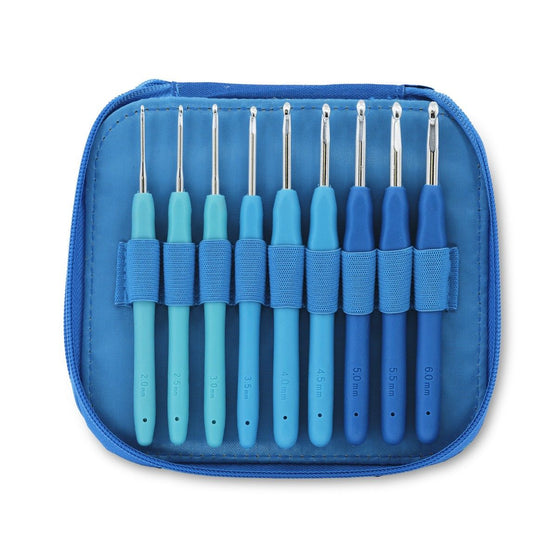 

Easy Touch Crochet Hook Set - Lagoon - 9 sizes - Hobbii
1