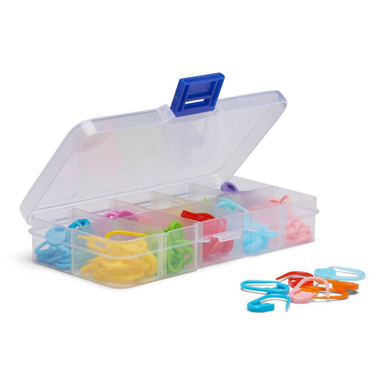 Stitch markers in box - 100 pcs. - Hobbii