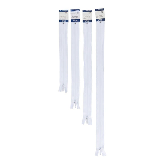 Fermeture éclair spirale - Blanc