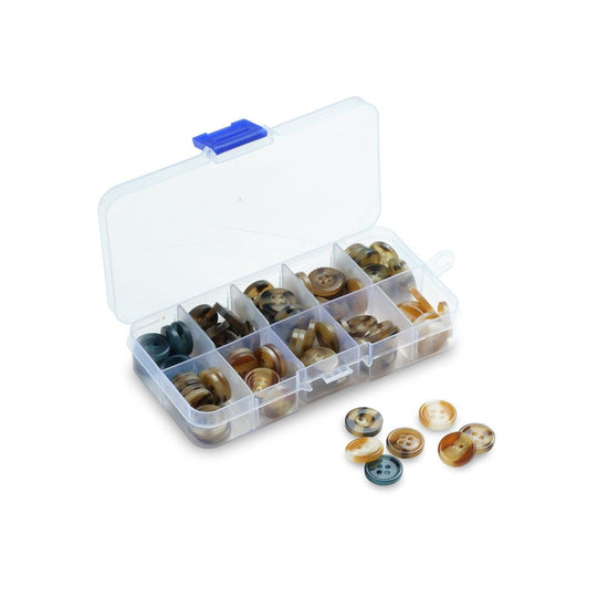 Buttons in a Box - Brown - Hobbii