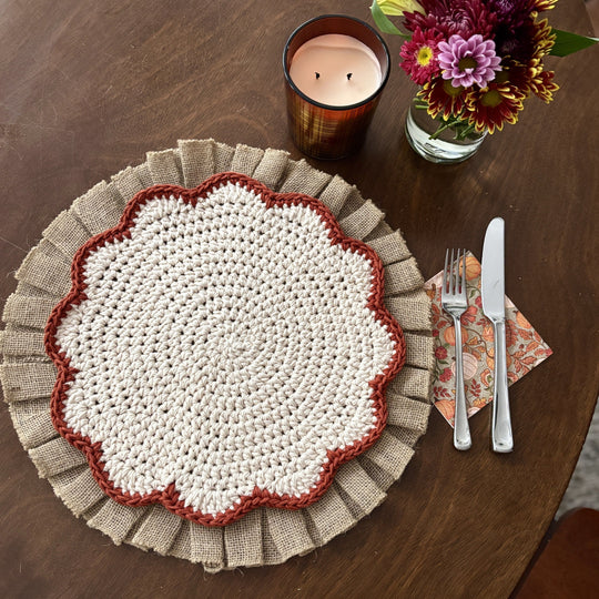 Scallops - Round Placemat