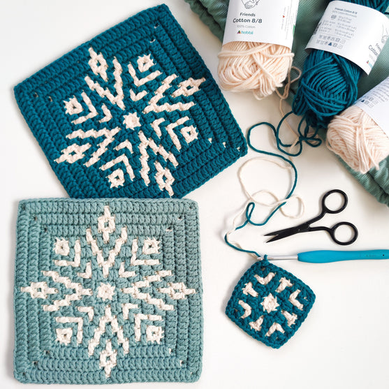 

Ice Blossom - Mosaic Square
1