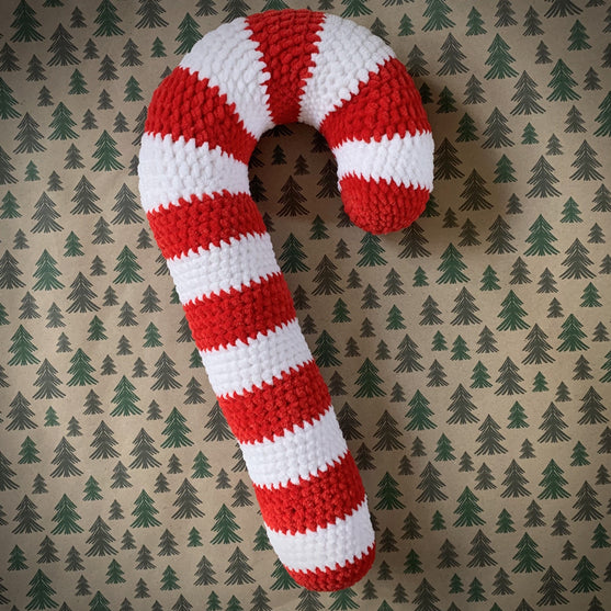

XL Candy Cane - Pillow Plushie
4