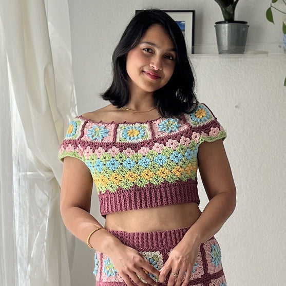 

SuperBloom Set - Blouse & Skirt
4