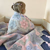 

Cozy Hexi Flower - Blanket
5