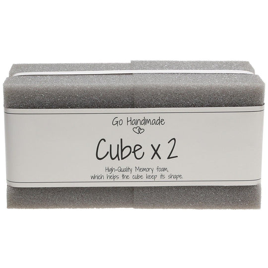 Memory Foam - Small cubes (2 pack) - Go Handmade