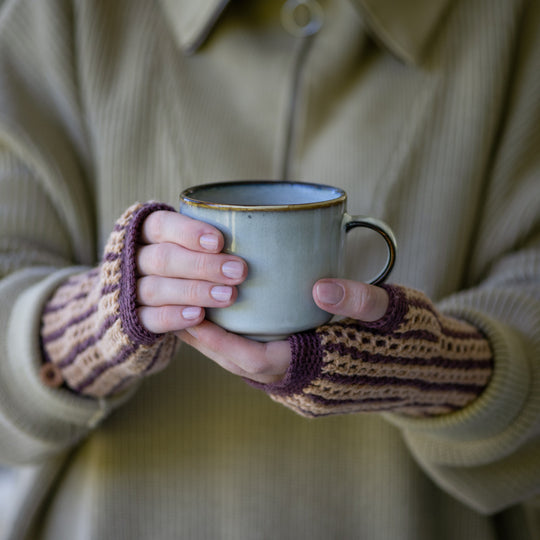 2nd Sunday of Advent - Crochet - Kaleidoskope - Fingerless Mittens