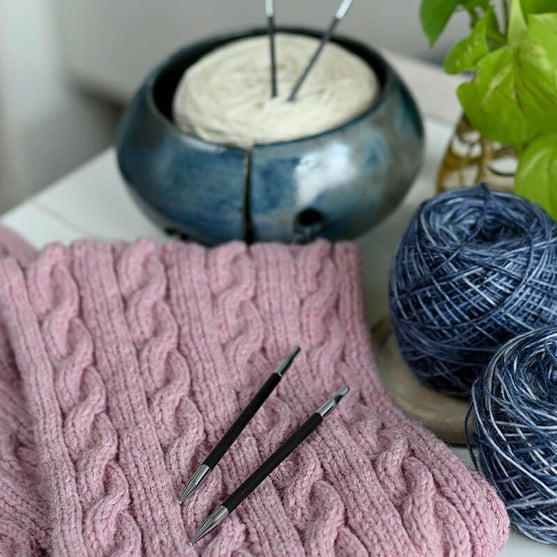 

Aiguilles circulaires interchangeables Karbonz - KnitPro
5