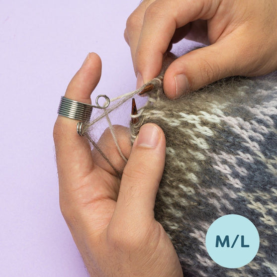 

Knitting Thimble for 2 threads - Hobbii
6