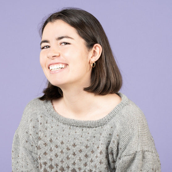 

Maggie - Sweater with colorwork
5