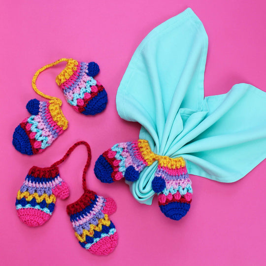 Mini Mitten - Napkin Ties
