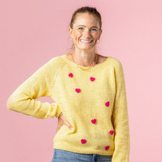 Pink Heart - Sweater - Pink Collection