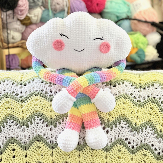 Rainbow Cloud - Coussin
