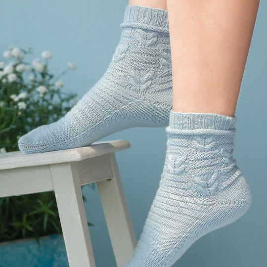 Socks with Cross Rib