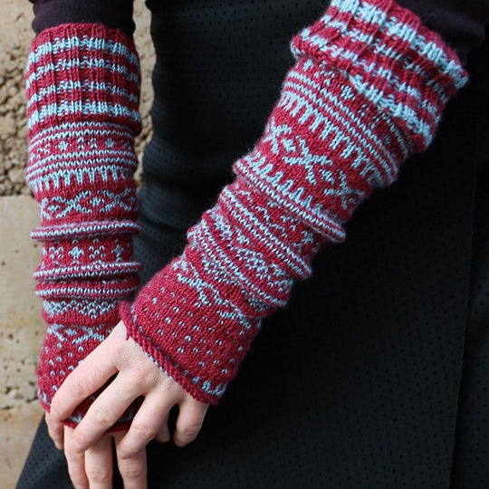 Mitaines en jacquard