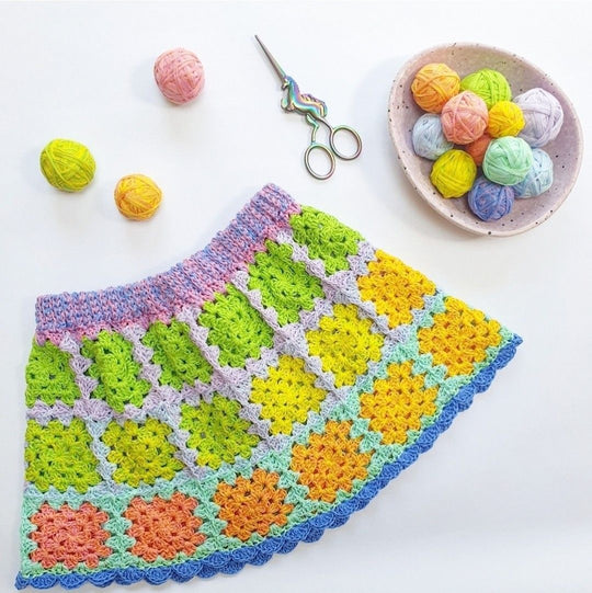 Jupe Granny Square - Enfant