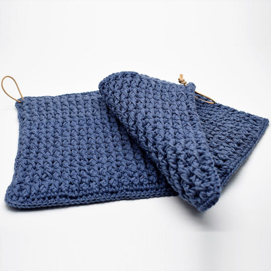 Gehäkelte Single-rib Topflappen