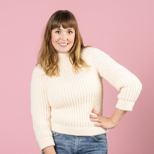 Skyler - Sweater in fisherman’s rib