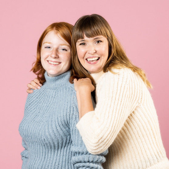 

Skyler - Sweater in fisherman’s rib
8