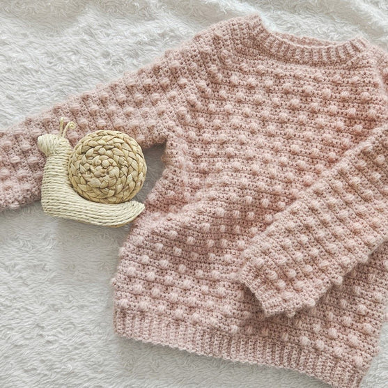 

Snuggled in Bobbles - Children’s Sweater
2
