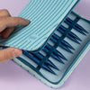 

Set d'aiguilles circulaires interchangeables Stellar Deluxe - Sapphire - Hobbii
3