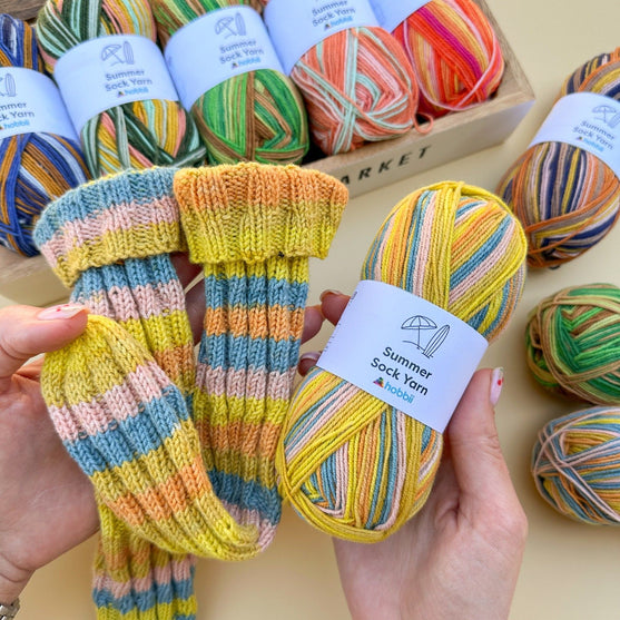 

Summer Sock Yarn - Hobbii
8