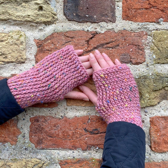 

Tweed Wrist Warmers
3
