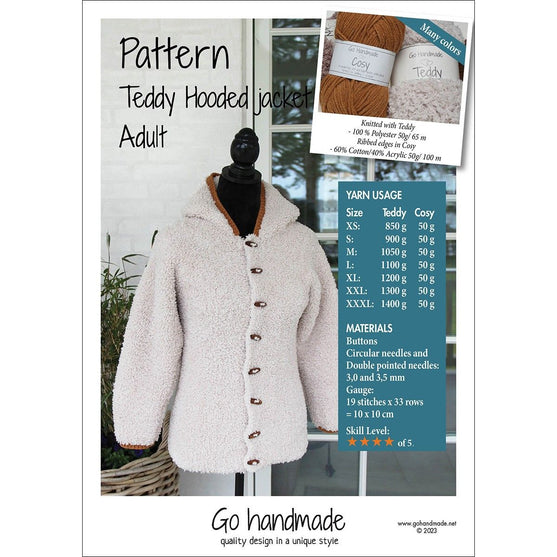 

Teddy Hooded Jacket - Adult
3