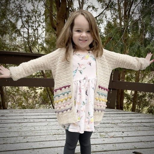 

Bubblegum - Children’s cardigan
1