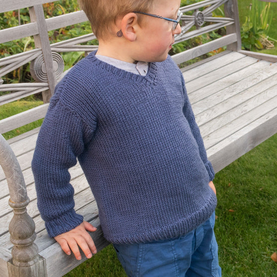 

Mini V-Neck - Children’s Sweater
6